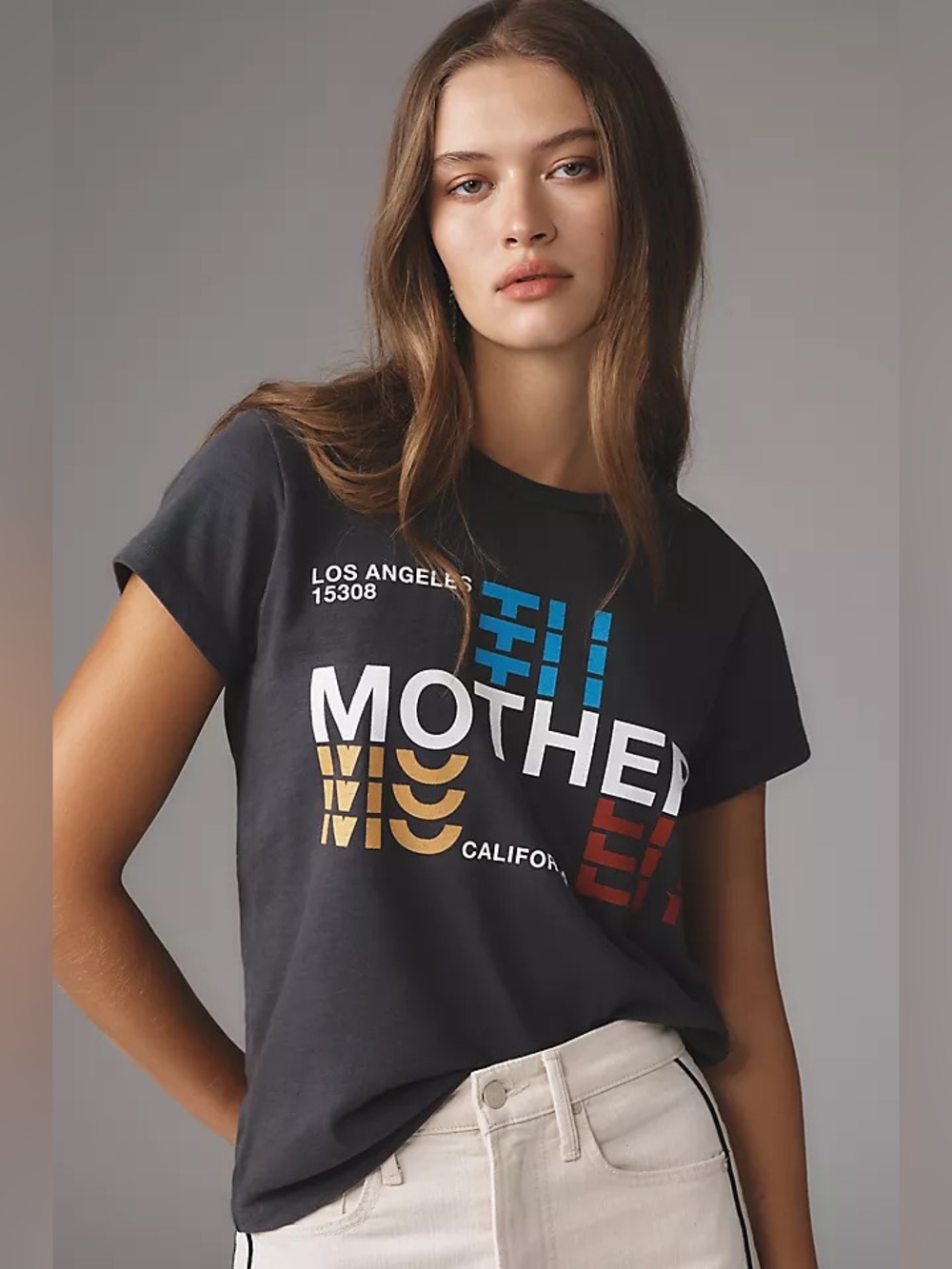 Mother The Sinful Tee Dark Gray Glitch Graphic Size Medium VGUC
